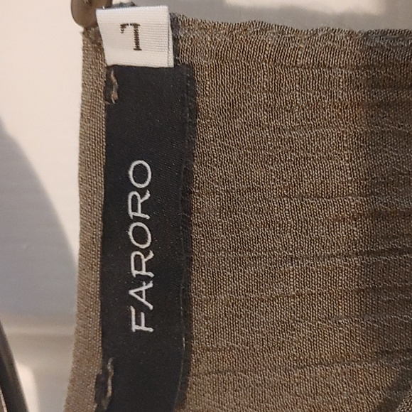 Elegant Olive Green Tank Maxi Dress Women's Large Boho-Chic Crochet Neckline - Picture 4 of 9